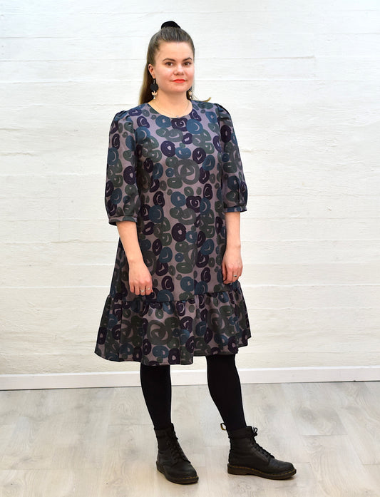 Karla klänning, bubbelbad lavendel