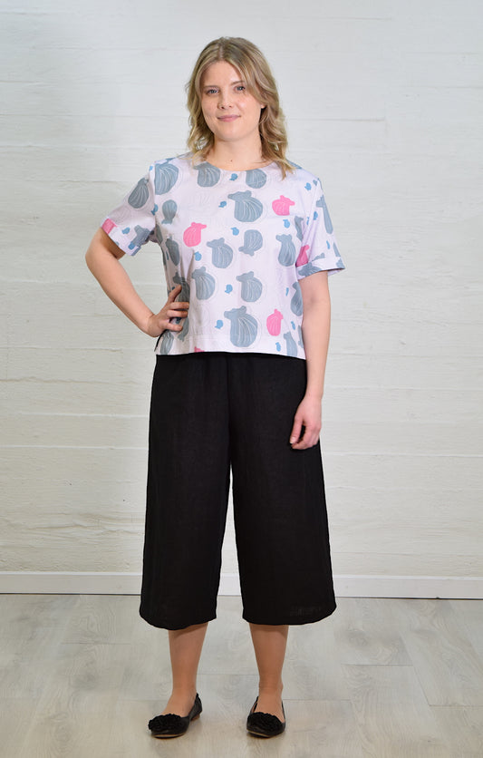 Leena skjorta snäckskal pastell