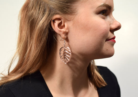 Lehti Korvakorut Koivu 4 cm