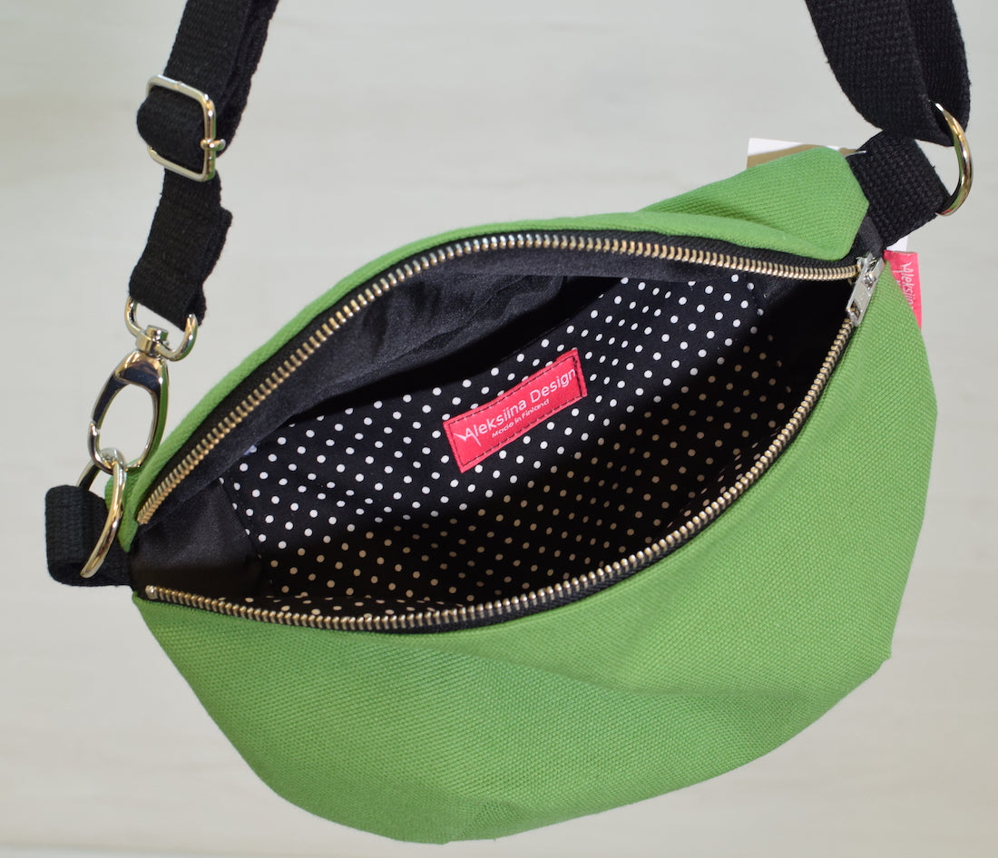 Olga crossbody -laukku ruohonvihreä