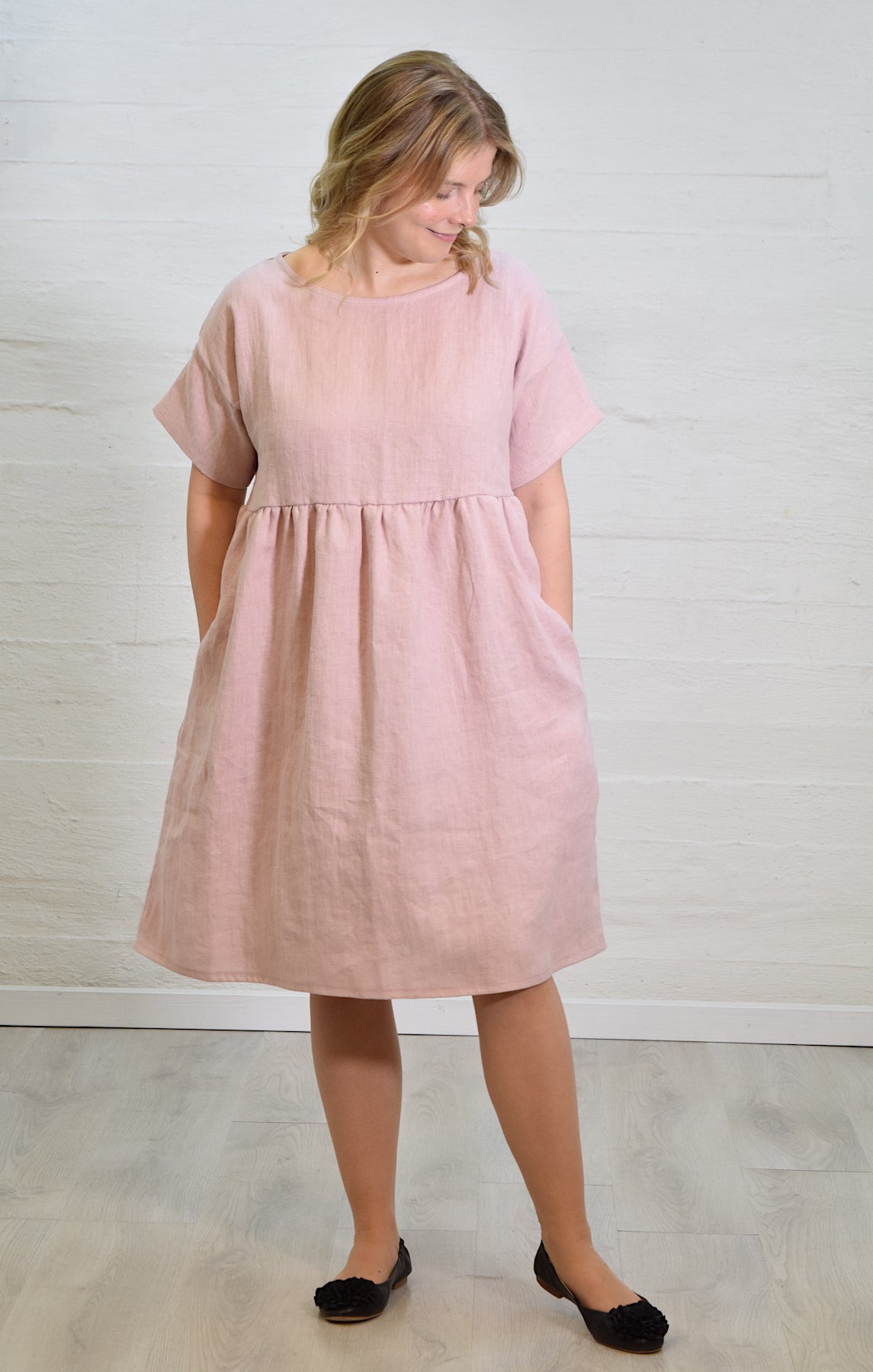 Preeria Linen Dress, rose