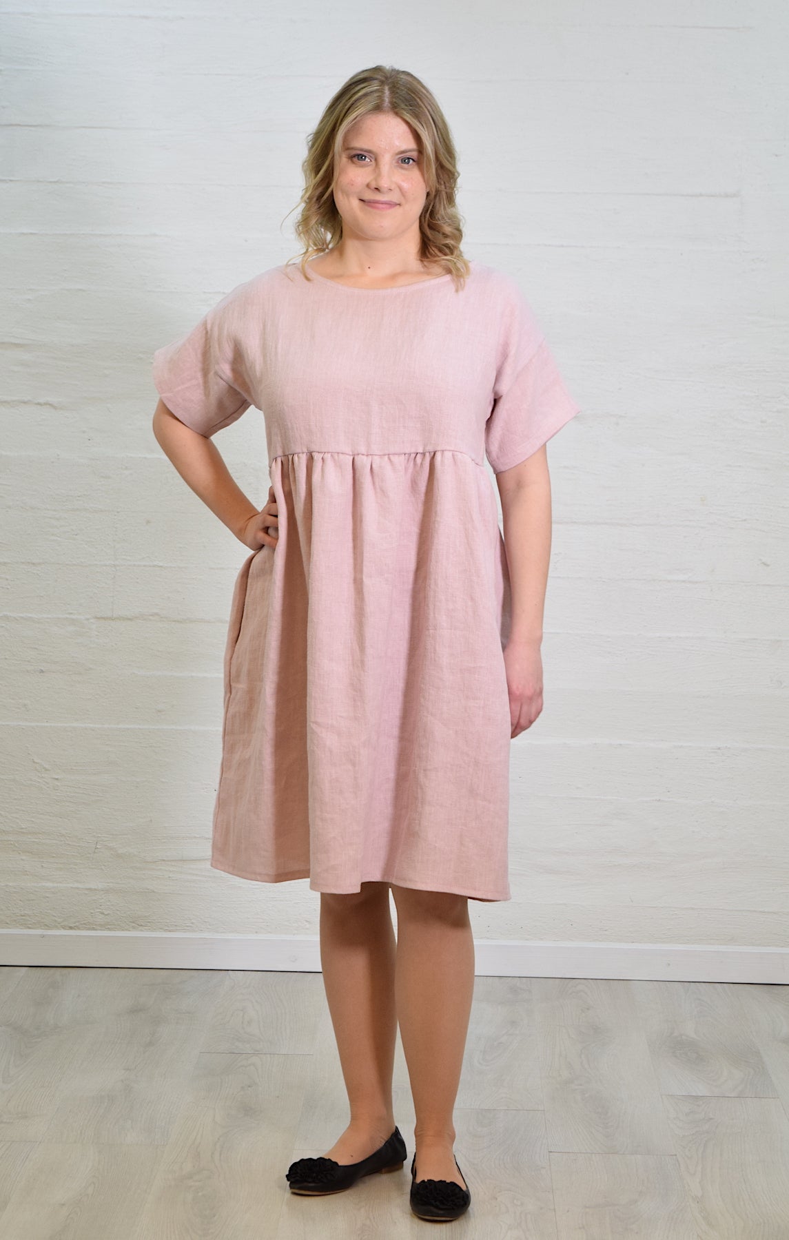 Preeria Linen Dress, rose