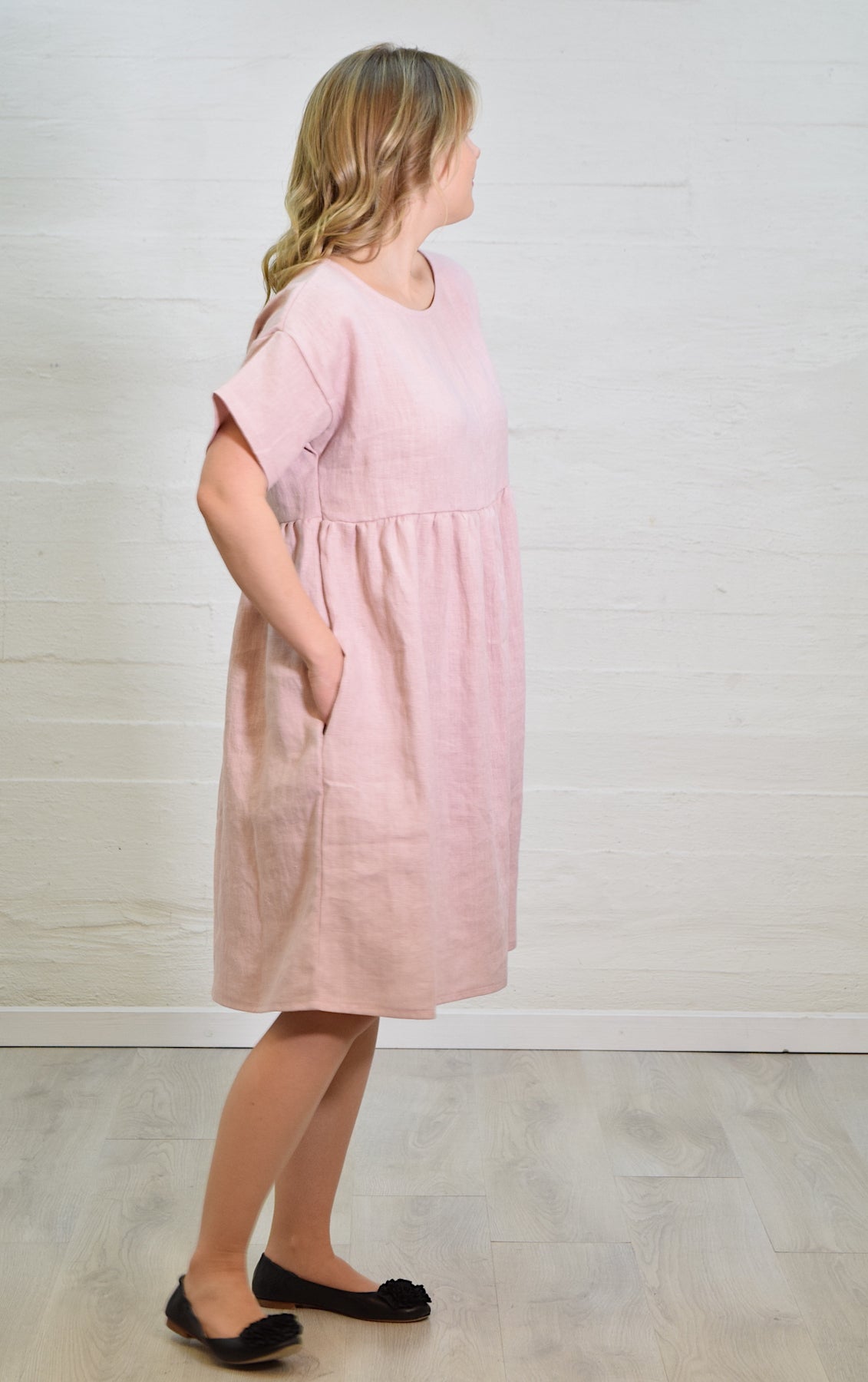 Preeria Linen Dress, rose