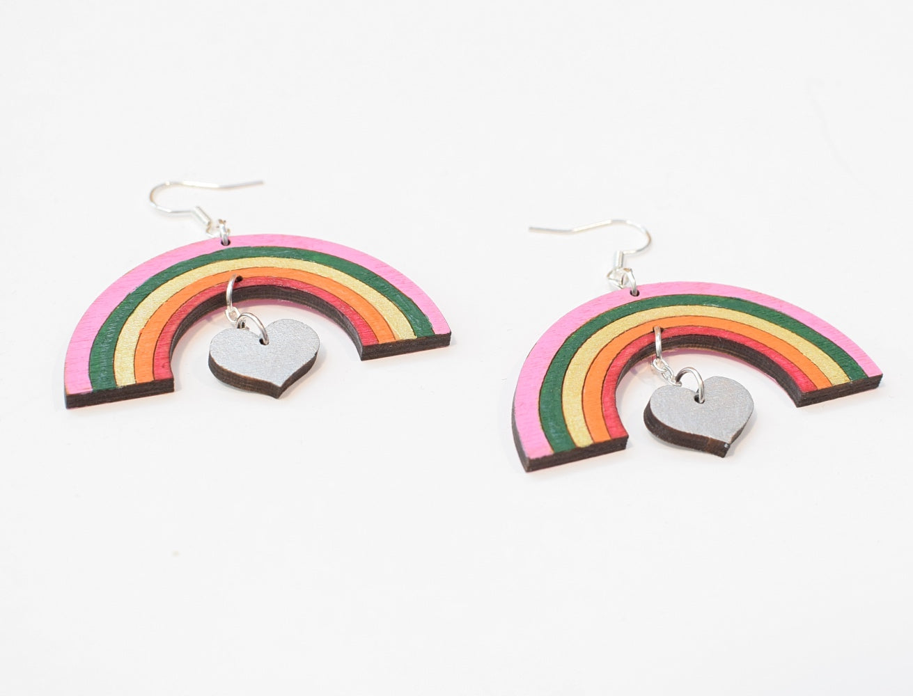 Rainbow Heart Korvakorut