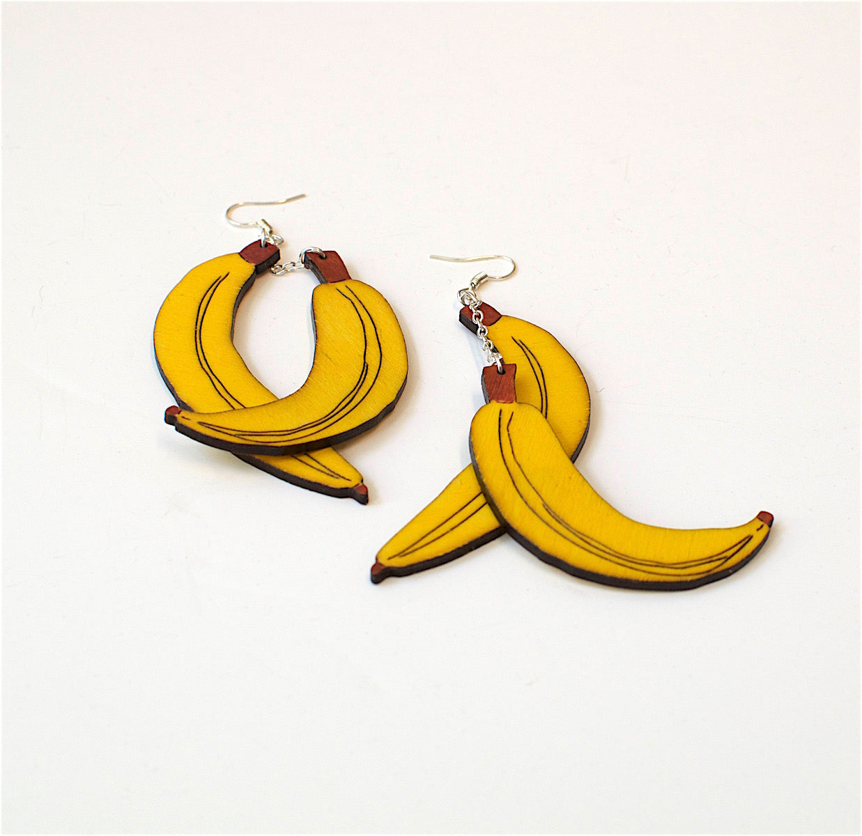 Banan örhängen