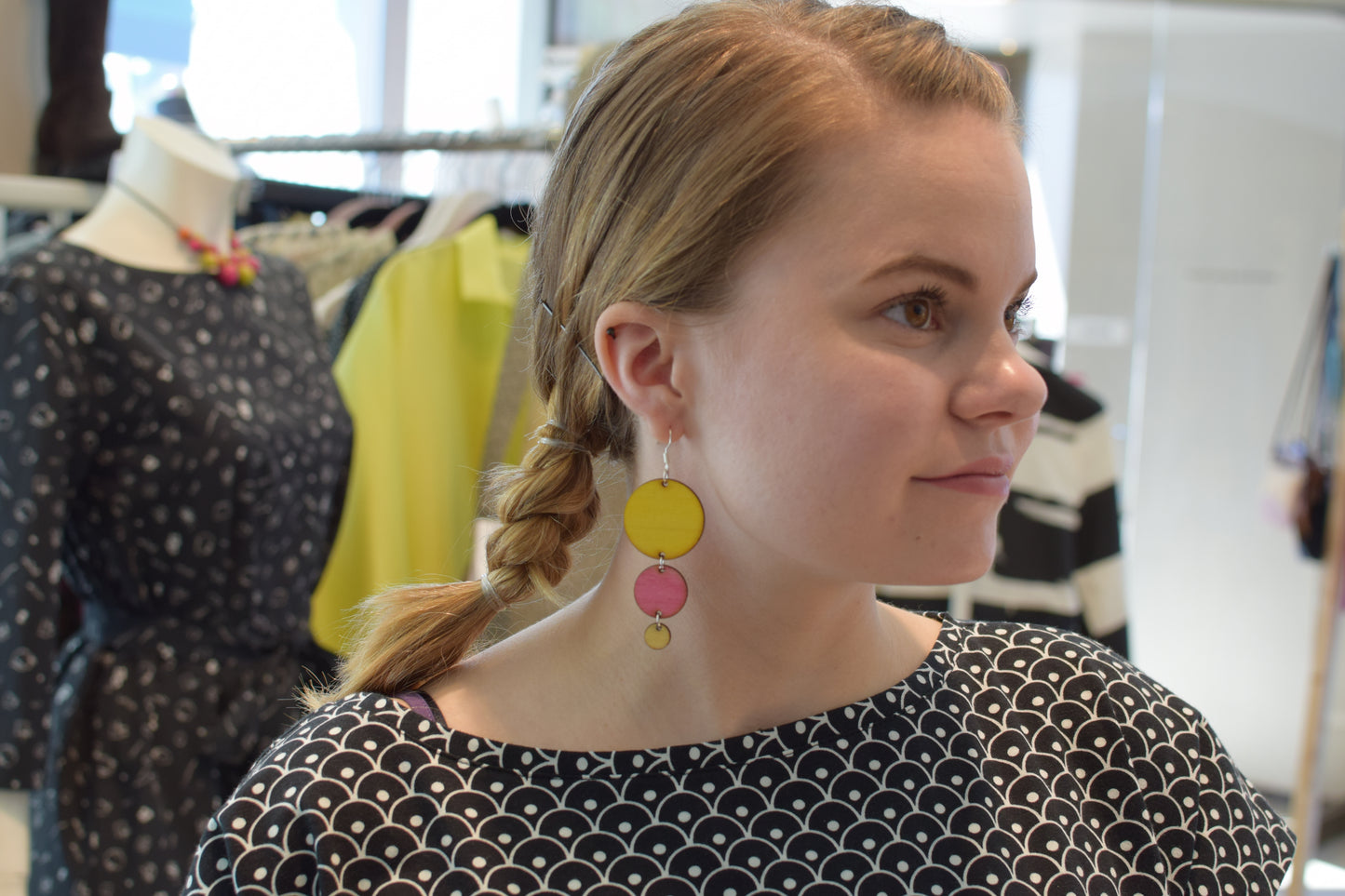 Bubbles Big Rainbow Earrings