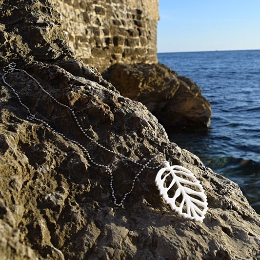 Aleksiina Design Lehtiriipus valkoinen