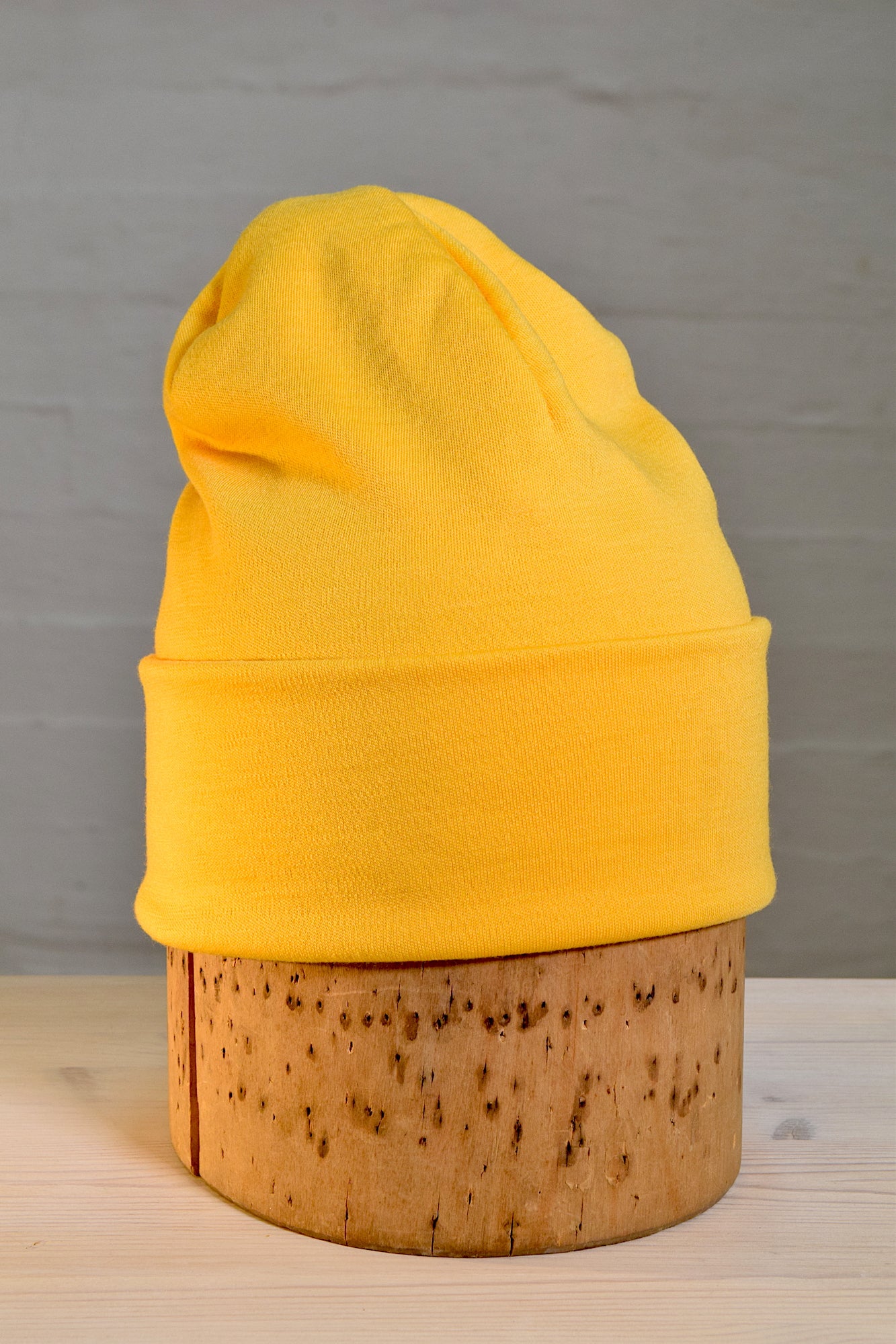 Merino Wool Beanie, yellow, unisex