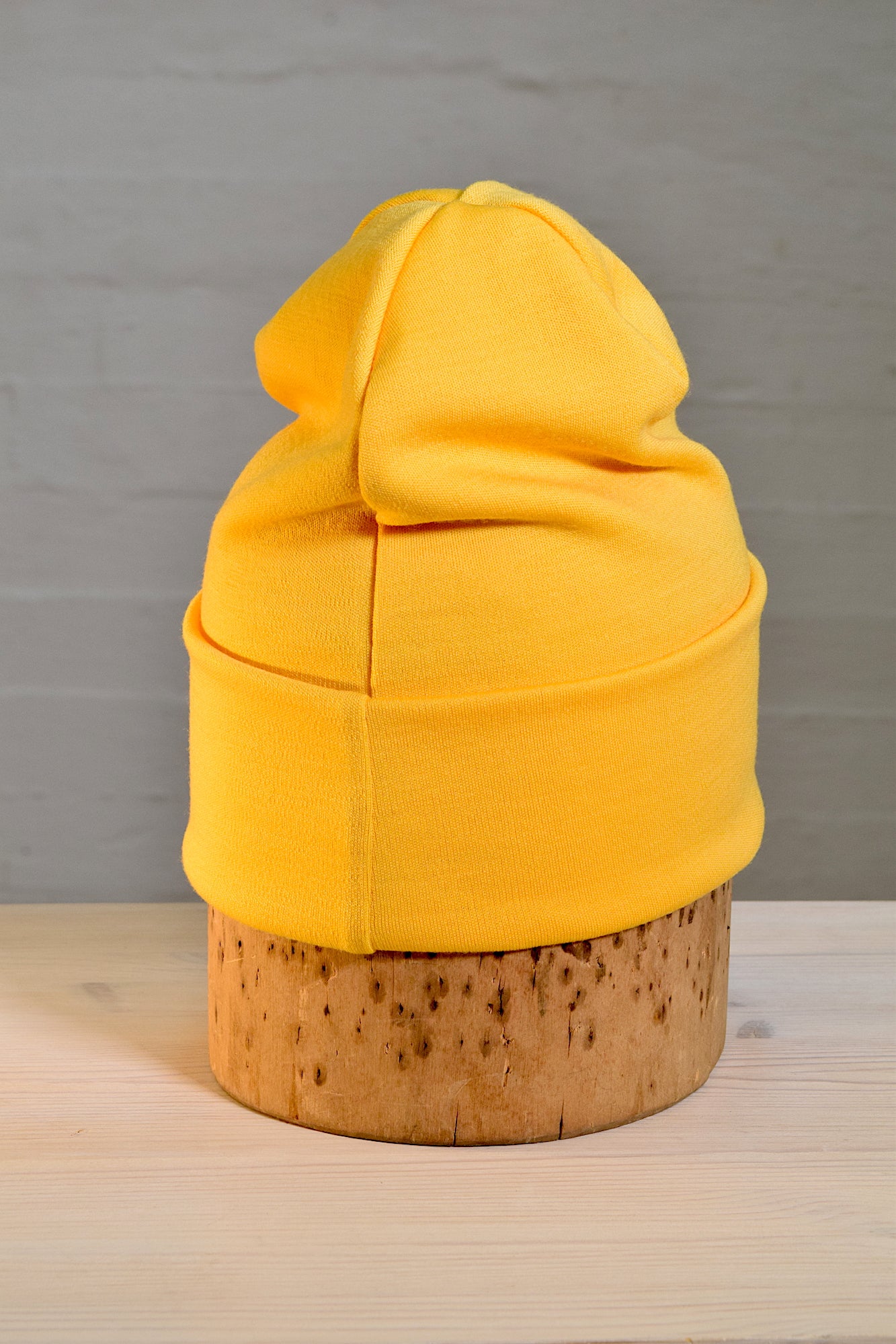 Merino Wool Beanie, yellow, unisex