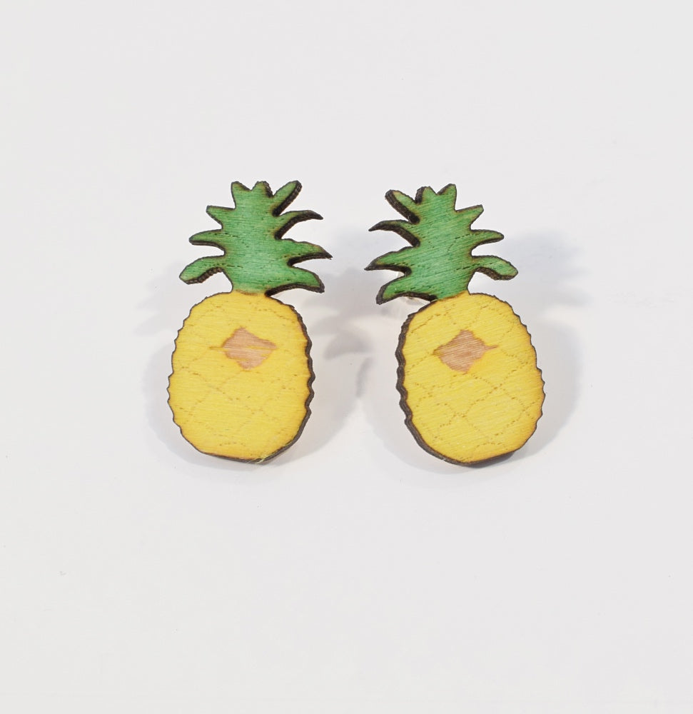 Ananas Stiftörhängen