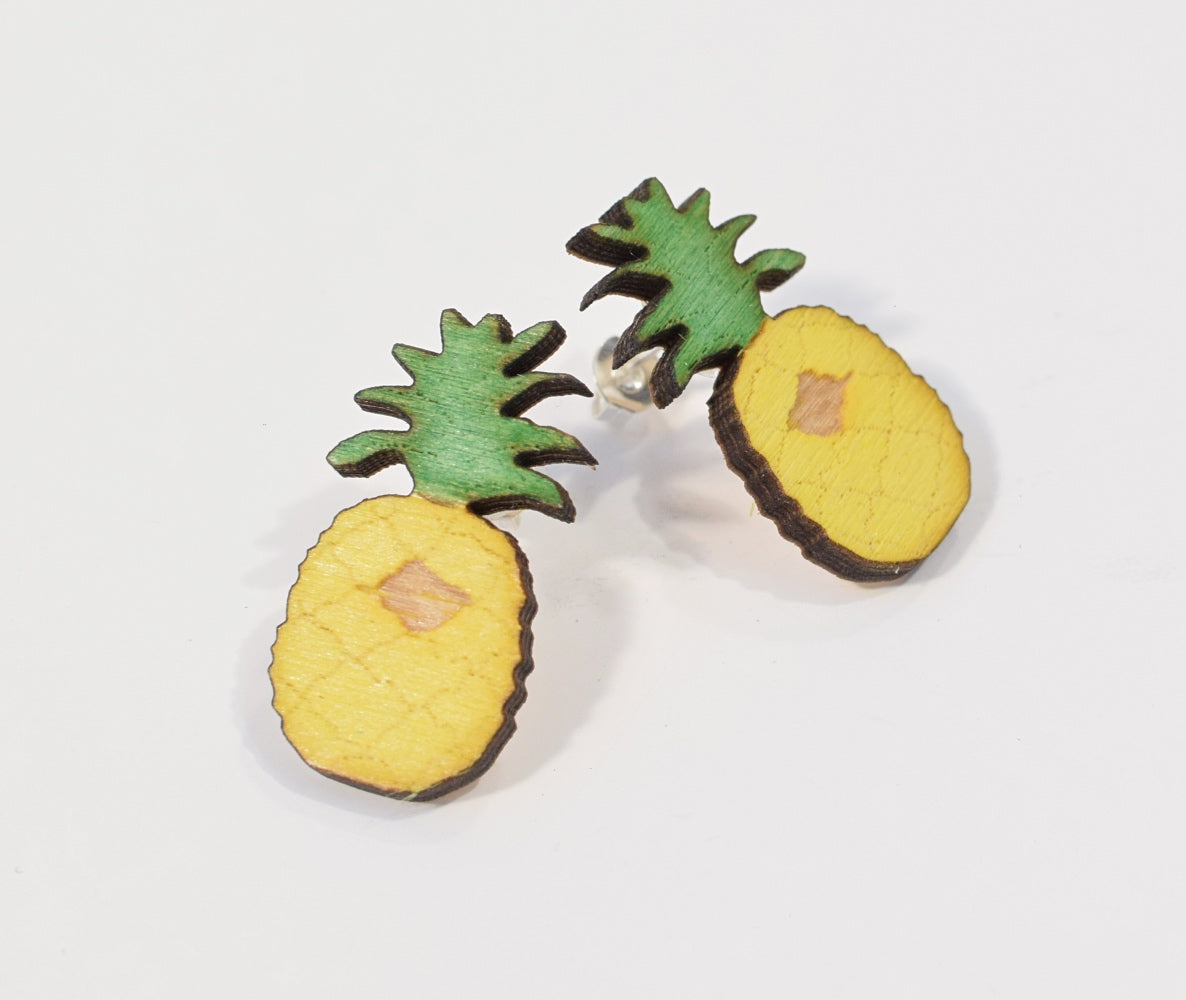 Ananas Stiftörhängen