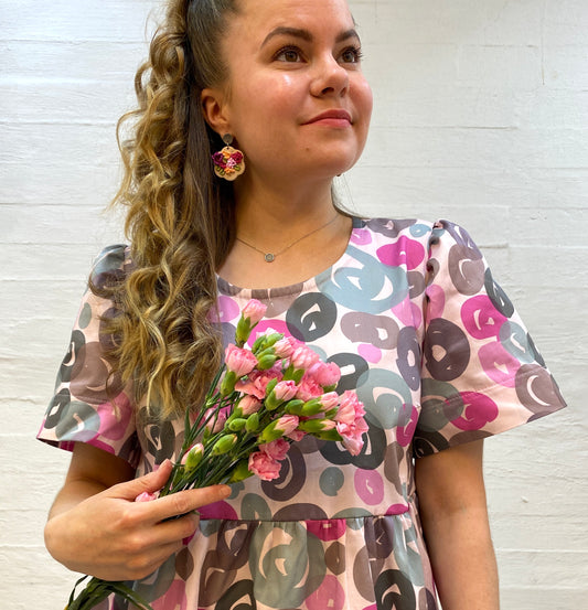 Aava Mekko, Vaahtokylpy -printti vaaleanpunainen