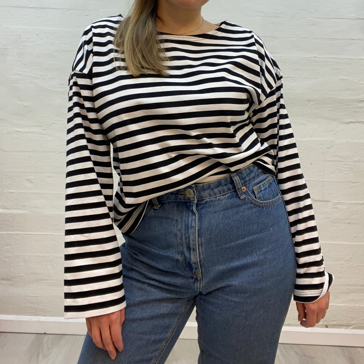 Riina Shirt Black and White