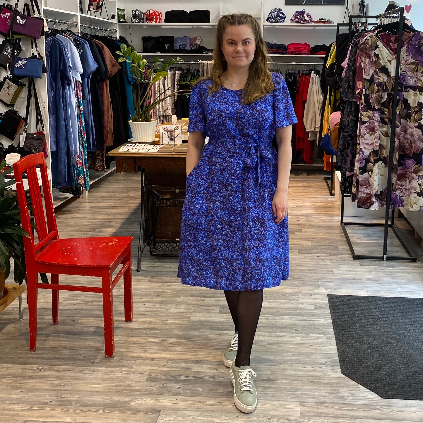 Roosa Dress Blue