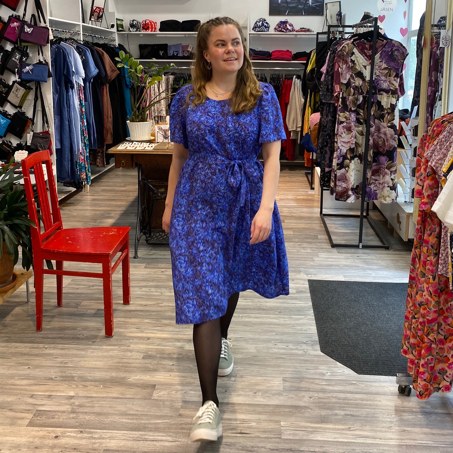 Roosa Dress Blue