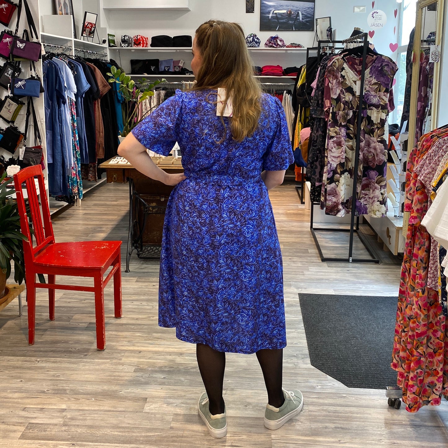 Roosa Dress Blue