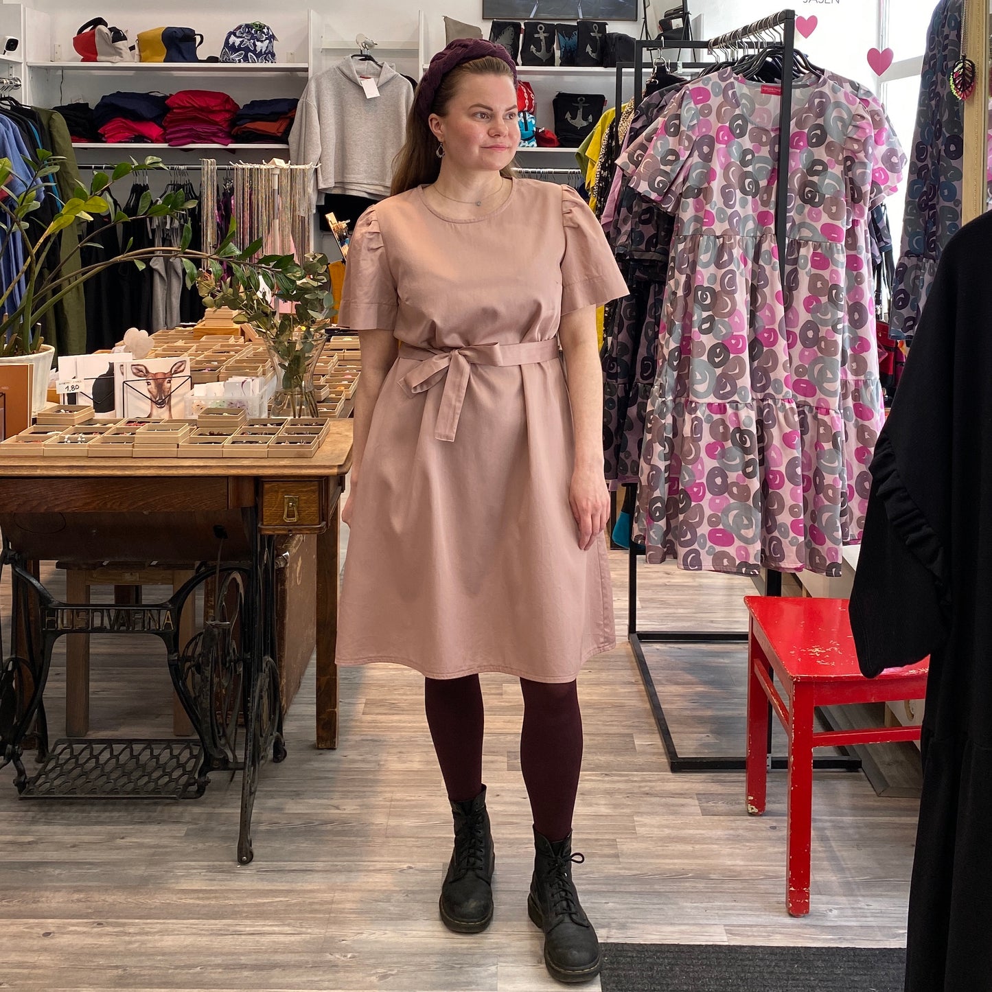 Roosa Dress Old Pink