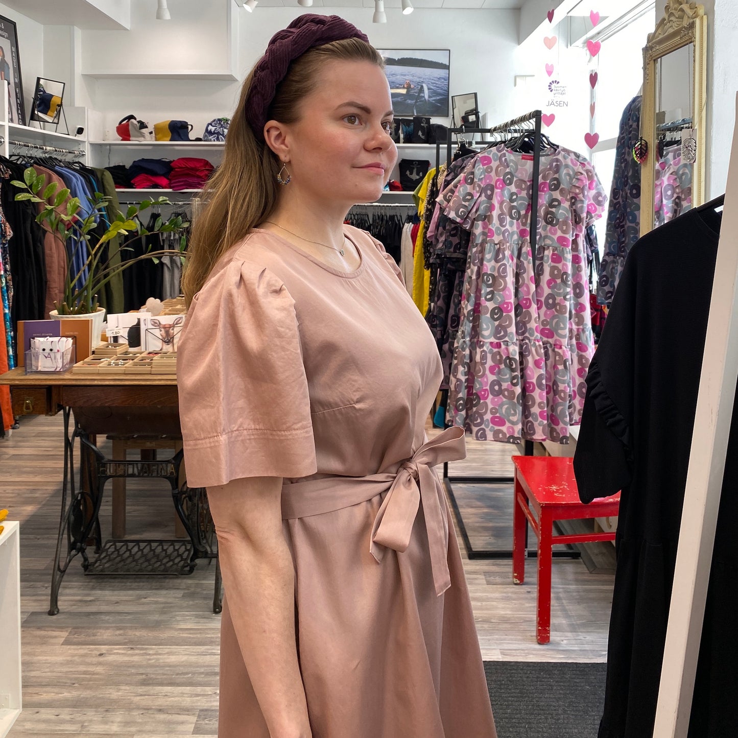 Roosa Dress Old Pink