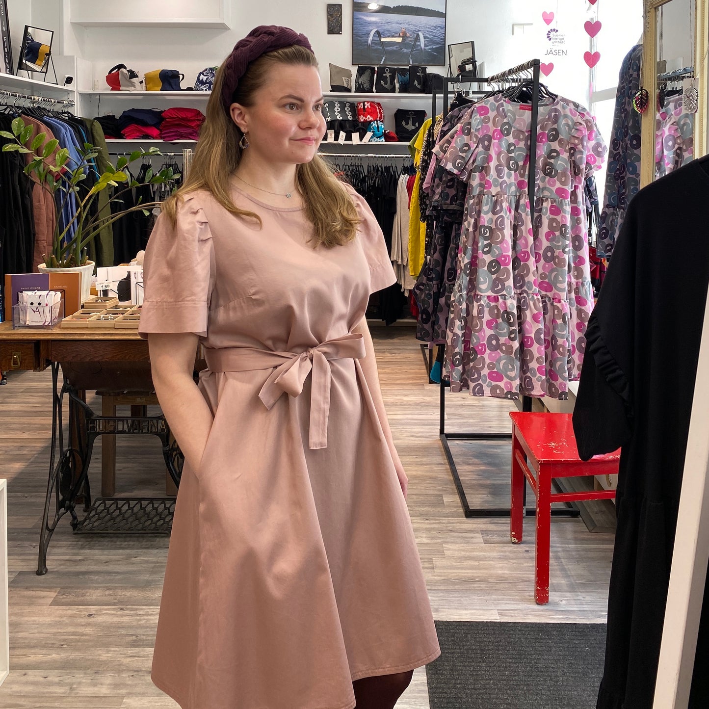 Roosa Dress Old Pink