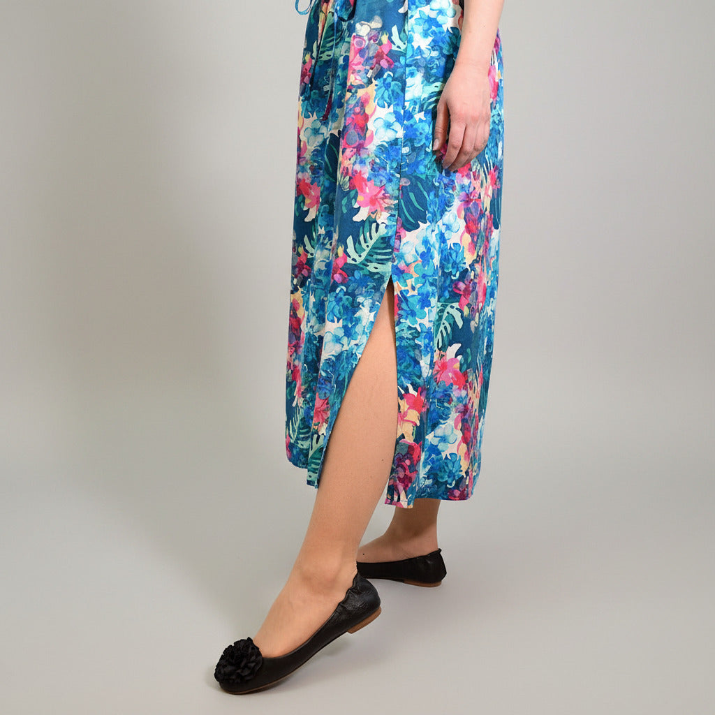 Karoliina dress, blue flower