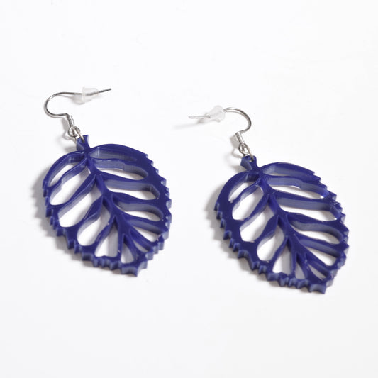 Aleksiina Design Lehti Korvakorut Merensininen 5cm