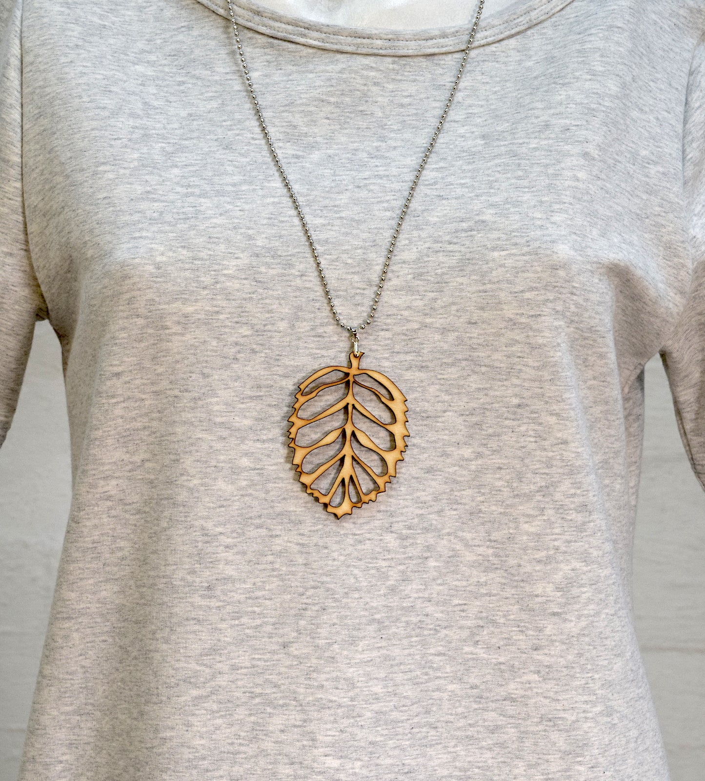 Leaf Necklace Birch