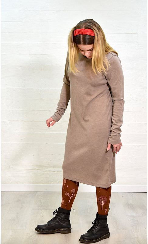 Aleksiina Design Meri Merinovillamekko, beige