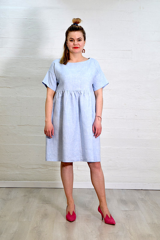 Preeria Linen Dress, light blue