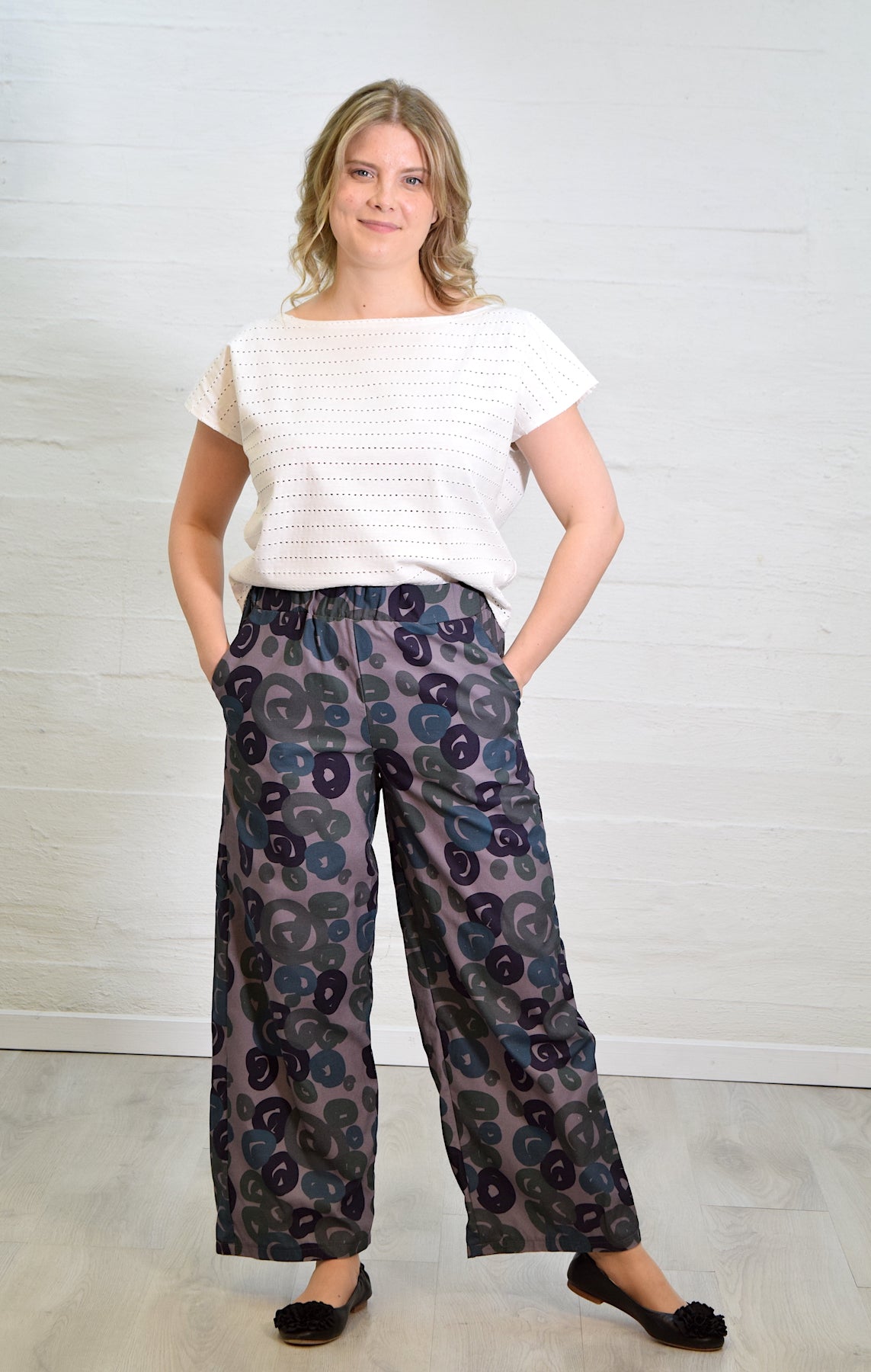 Aleksiina Design Veera housut laventeli