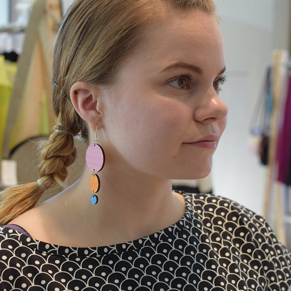 Aleksiina Design Bubbles Big Rainbow Korvakorut