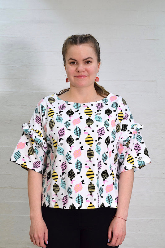 Lily Shirt Lemon, one size