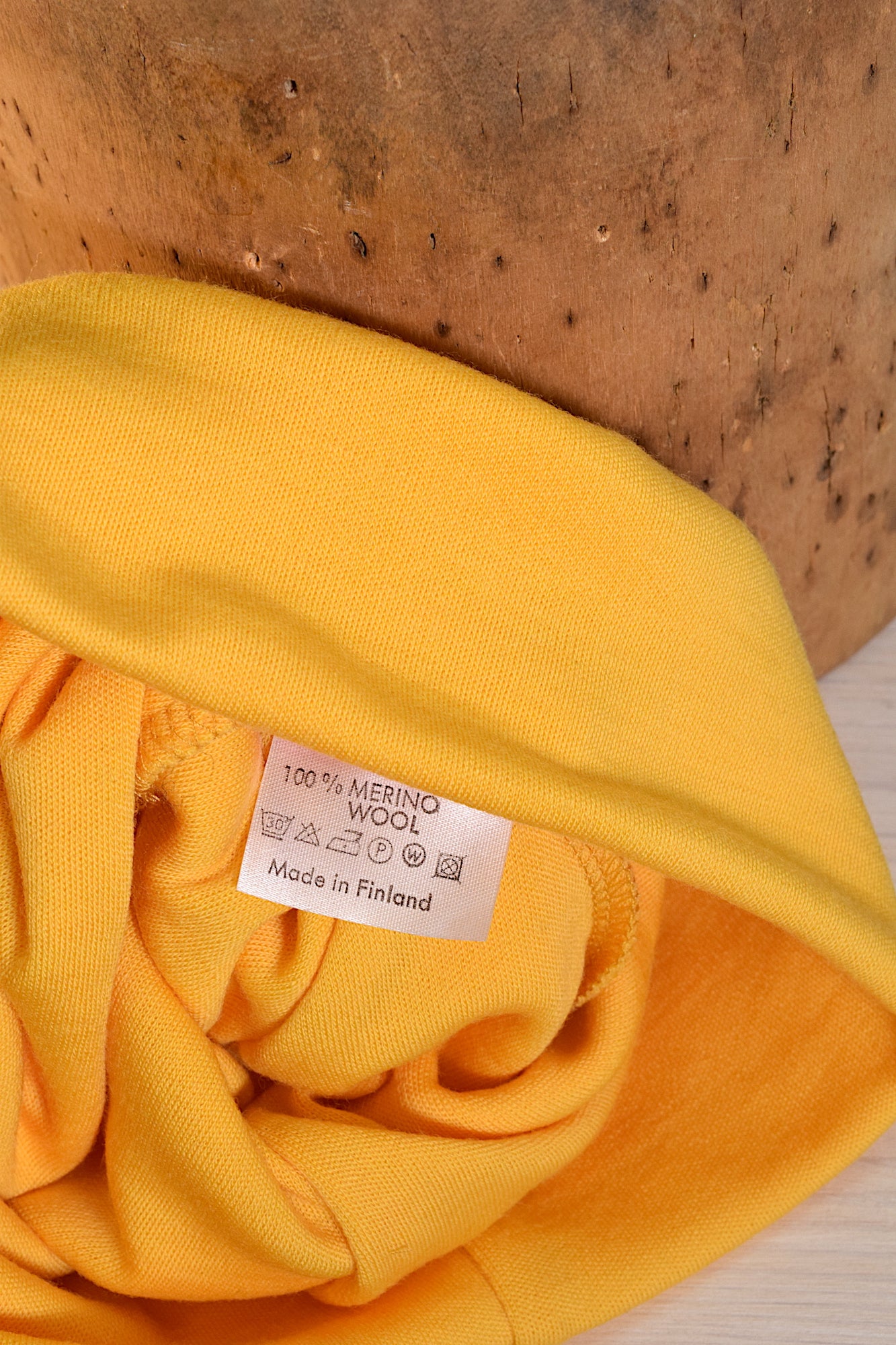 Merinovillapipo, keltainen, unisex, One Size