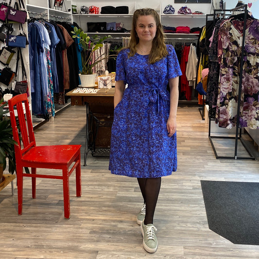 Roosa Dress Blue